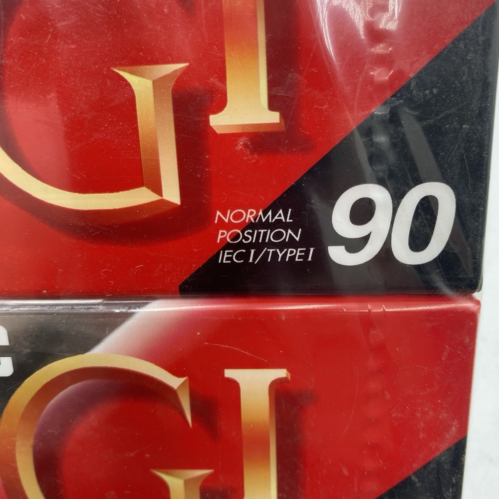 2 Pack JVC Blank Audio Cassette Tape Brand New Sealed GI-90 Normal Type 1 IEC - Picture 2 of 7
